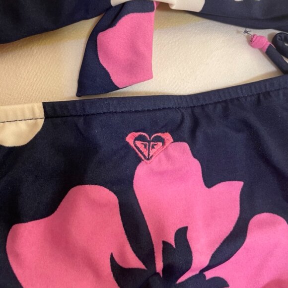 Roxy Quiksilver Y2K Bikini Two Piece (Near Vintage) Floral Print - Picture 5 of 7